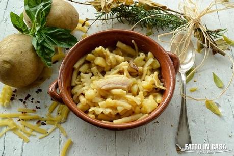 Pasta e Patate con Guanciale Ricetta Di Famiglia