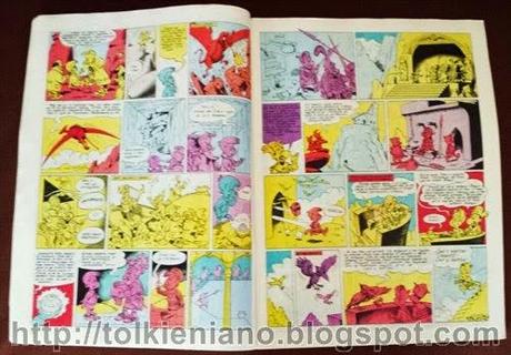 Lo Hobbit a fumetti completo apparso sulla rivista bulgara Duga, 1986-1989