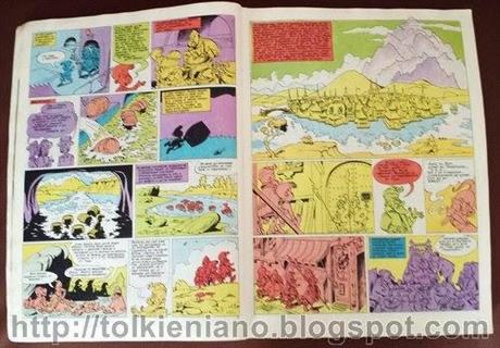 Lo Hobbit a fumetti completo apparso sulla rivista bulgara Duga, 1986-1989