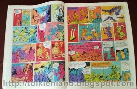 Lo Hobbit a fumetti completo apparso sulla rivista bulgara Duga, 1986-1989