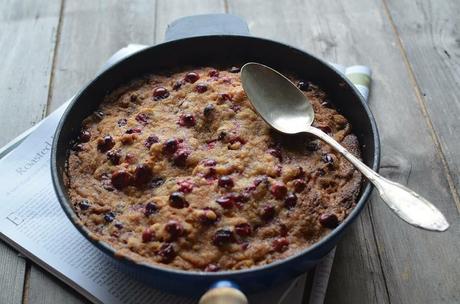 Skillet Cranberry Vanilla Buckle