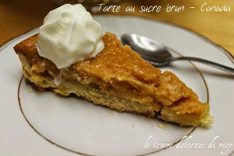 Tarte au sucre brun - la torta canadese allo zucchero di canna