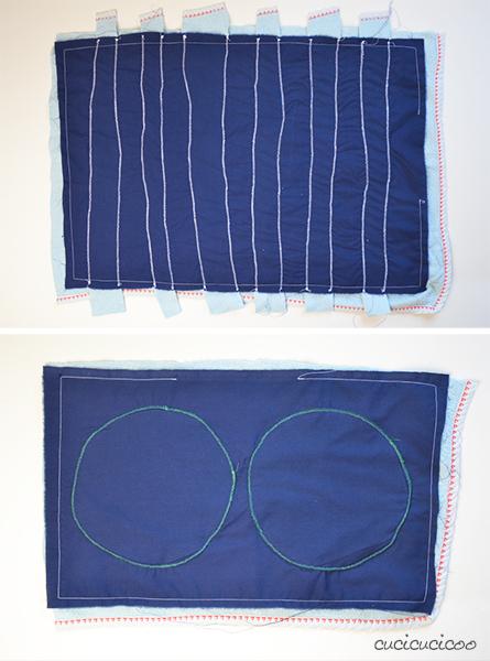 How to sew bathroom rugs from upcycled towels and sheets! Fast, easy and ecofriendly! | www.cucicucicoo.com