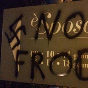 le scritte omofobe a licosa