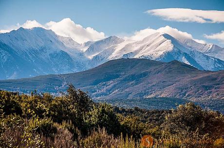 Paesaggio di Perpignan e dintorni