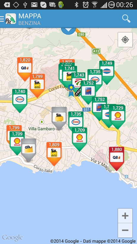[App] Prezzi Benzina l'applicazione che ci dice quale distributore di carburante costa meno.