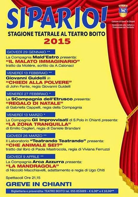 SIPARIO! Al via la stagione teatrale 2015 a Greve in Chianti