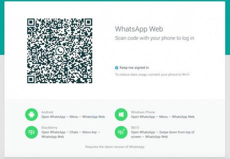 WhatsApp Web – La nota applicazione di messaggistica immediata anche sul web, ma non per i clienti iOS!