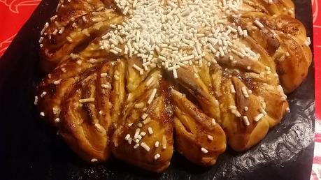 Fiore di panbrioche (mia versione) alla marmellata....panbrioche senza burro!!!