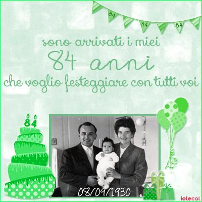 Per Tomaso: widget per il suo compleanno, il compleanno del blog e l'anniversario di matrimonio
