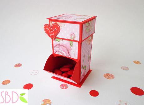 Tutorial: Dispenser per dolci di San Valentino - Valentine's Sweets Dispenser