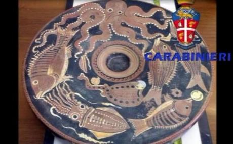 Traffico illecito di beni culturali: sequestrati reperti da milioni d’euro sequestro reperti