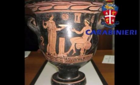 Traffico illecito di beni culturali: sequestrati reperti da milioni d’euro sequestro reperti