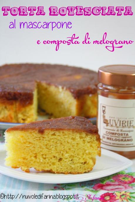 torta rovesciata mscarpone e marmellata