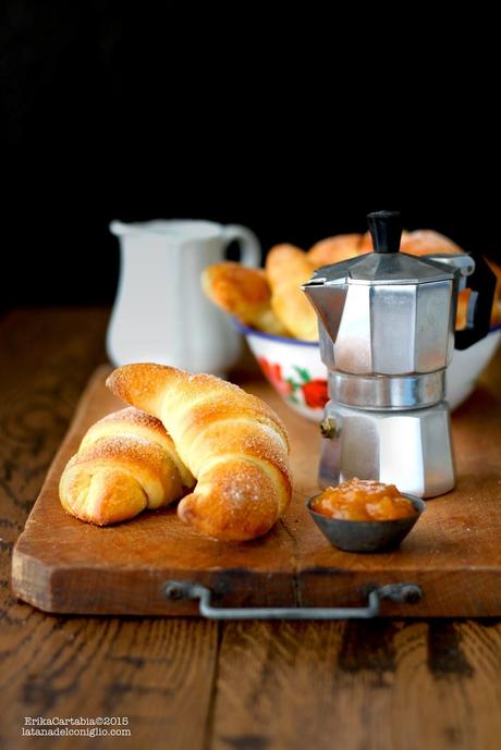 Cornetti di pasta brioche