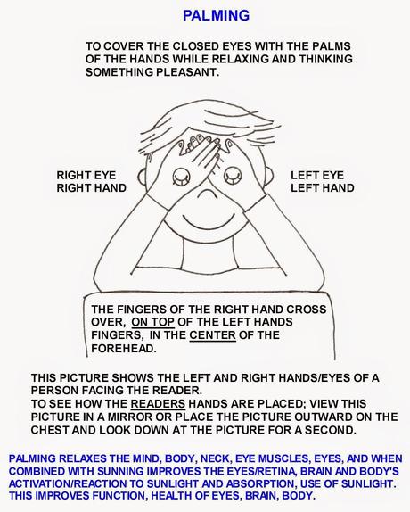 Il palming per il benessere degli occhi Il palming per il benessere degli occhi