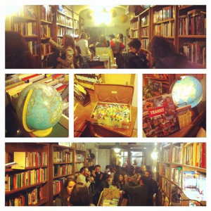 collage LIBRERIA DEL VIAGGIATORE Roma