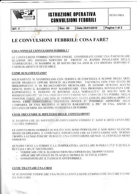 convulsioni febbrili bambini cosa fare