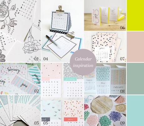 lacaccavella, moodboard, inspiration, calendar, freeprintable