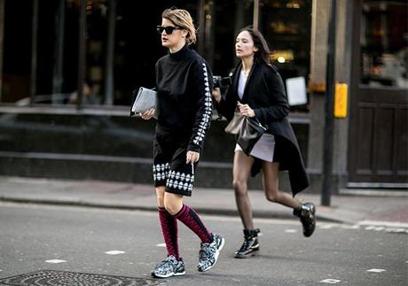London Fashion Week A / I 2015: street style.  Terzo giorno (6 foto)