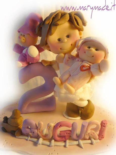 cake topper per il secondo compleanno di Sofia