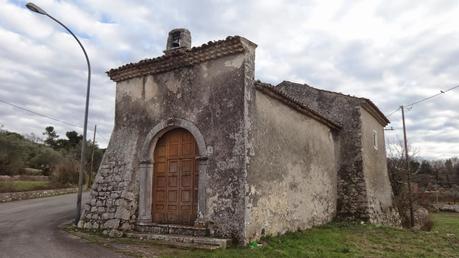 CASTELNUOVO PARANO (FR). Una domenica pomeriggio di gennaio in Ciociaria, alla ricerca di una chiesetta di campagna del XVII° secolo.