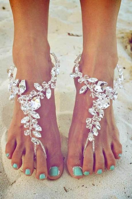 barefoot wedding shoes