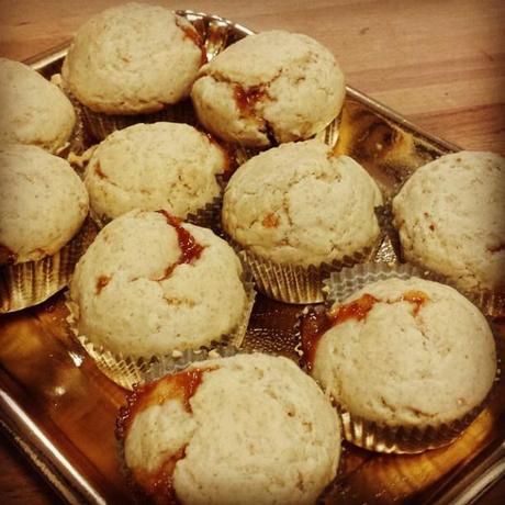 muffin vegani alla marmellata