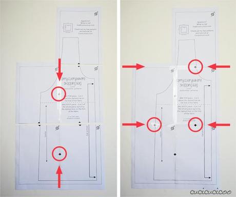 How to print and assemble PDF sewing patterns, to get them ready for cutting fabric! | www.cucicucicoo.com