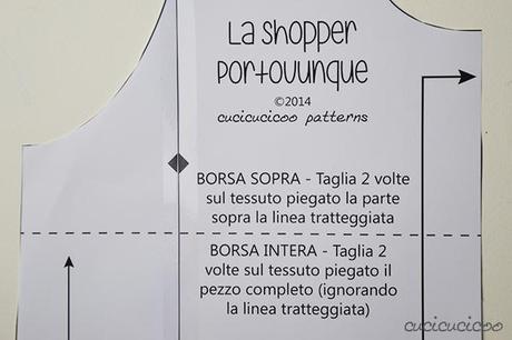 Come stampare e assemblare cartamodelli PDF, per prepararli prima di tagliare il tessuto! | www.cucicucicoo.com