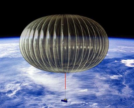 Uno dei palloni ULDB (Ultra long duration balloon), i cui test iniziarono nel 2001