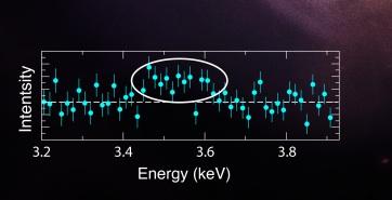 Il Misterioso segnale rilevato dal telescopio spaziale XMM  proviene dalla materia oscura?