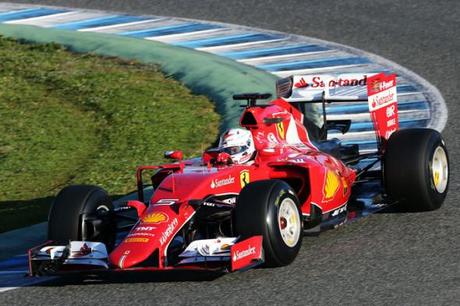 F1 Test Jerez, day 1. Vettel e Ferrari subito al top