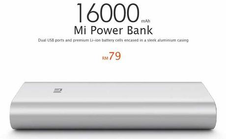 Xiaomi Mi Power Bank da 16,000mAh, potenza estrema nel palmo delle mani