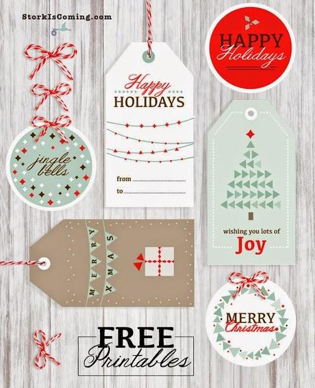 Biglietti di Natale & co. - 10 siti da cui scaricare cards, gift tags e scatoline per i vostri auguri