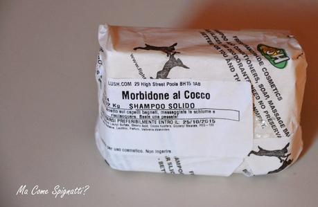 Review Morbidone al Cocco - Shampoo Solido LUSH