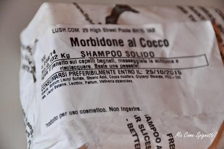 Review Morbidone al Cocco - Shampoo Solido LUSH