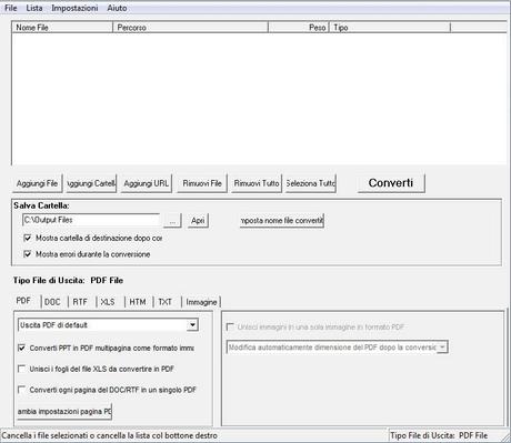 Office Converter Convertire file di Word, Powerpoint, Excel, PDF, txt e immagini