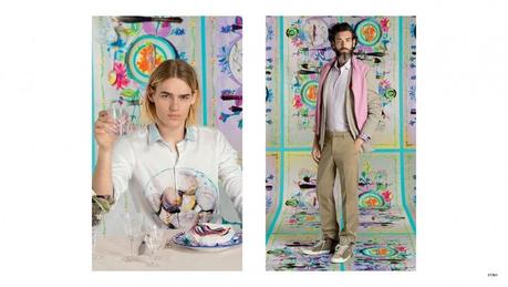 Etro Primavera Estate 2015 Menswear Look Book 012 800x452 Etro Offre Mens colorati Abiti & Sneaker Combo per la primavera 2015