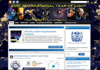 Il sito dell'INAF dedicato all'Anno Internazionale della Luce 2015 - iyl2015.inaf.it 