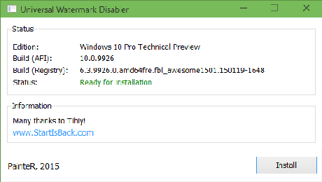 [Guida] Rimuovere scritta “Evaluation Copy” in [Windows 10] con [Universal Watermark Remover]