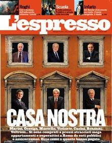 La copertina del settimanale L'Espresso del 30 agosto 2007