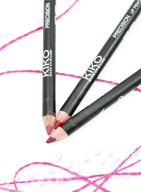 A close up on make up n°273: Kiko Cosmetics, Precision Lip Pencil n°307,308,310