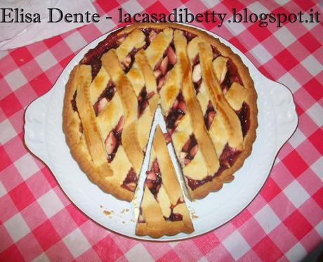 [Dolci senza] Crostata di Mele e Ciliege con Pasta Frolla Senza Uova