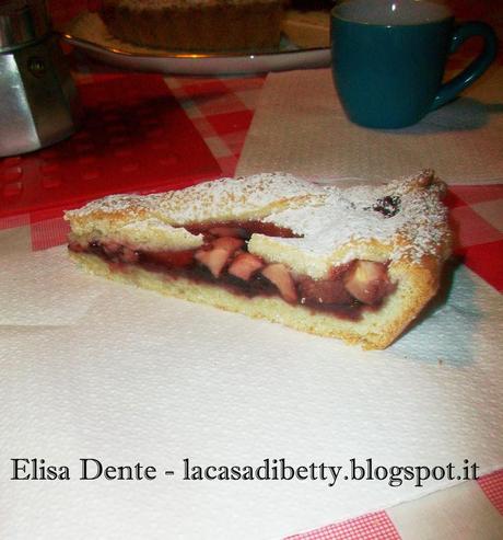 [Dolci senza] Crostata di Mele e Ciliege con Pasta Frolla Senza Uova