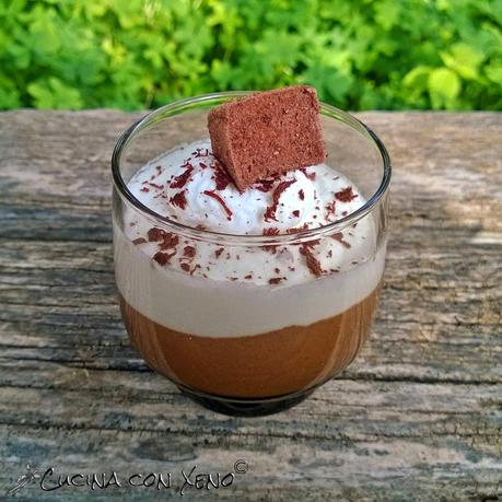 Mousse di cioccolato fondente e ricotta