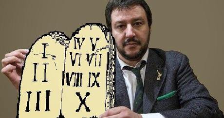 Salvini scrive i 10 comandamenti del centro-destra!