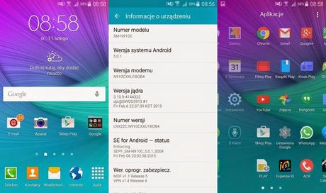 Android 5.0.1 Lollipop su Samsung Galaxy Note 4: inizia il rilascio in Polonia per variante con CPU Exynos