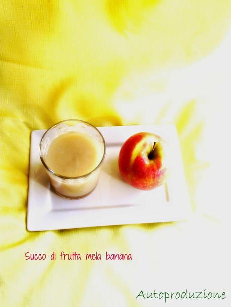 Succo di frutta fatto in casa e le salviette detergenti autoprodotte