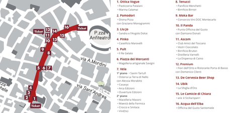 Extra Lucca 2015, Programma Fillungo Food